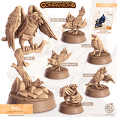 Rav The Raven 3D-printed model